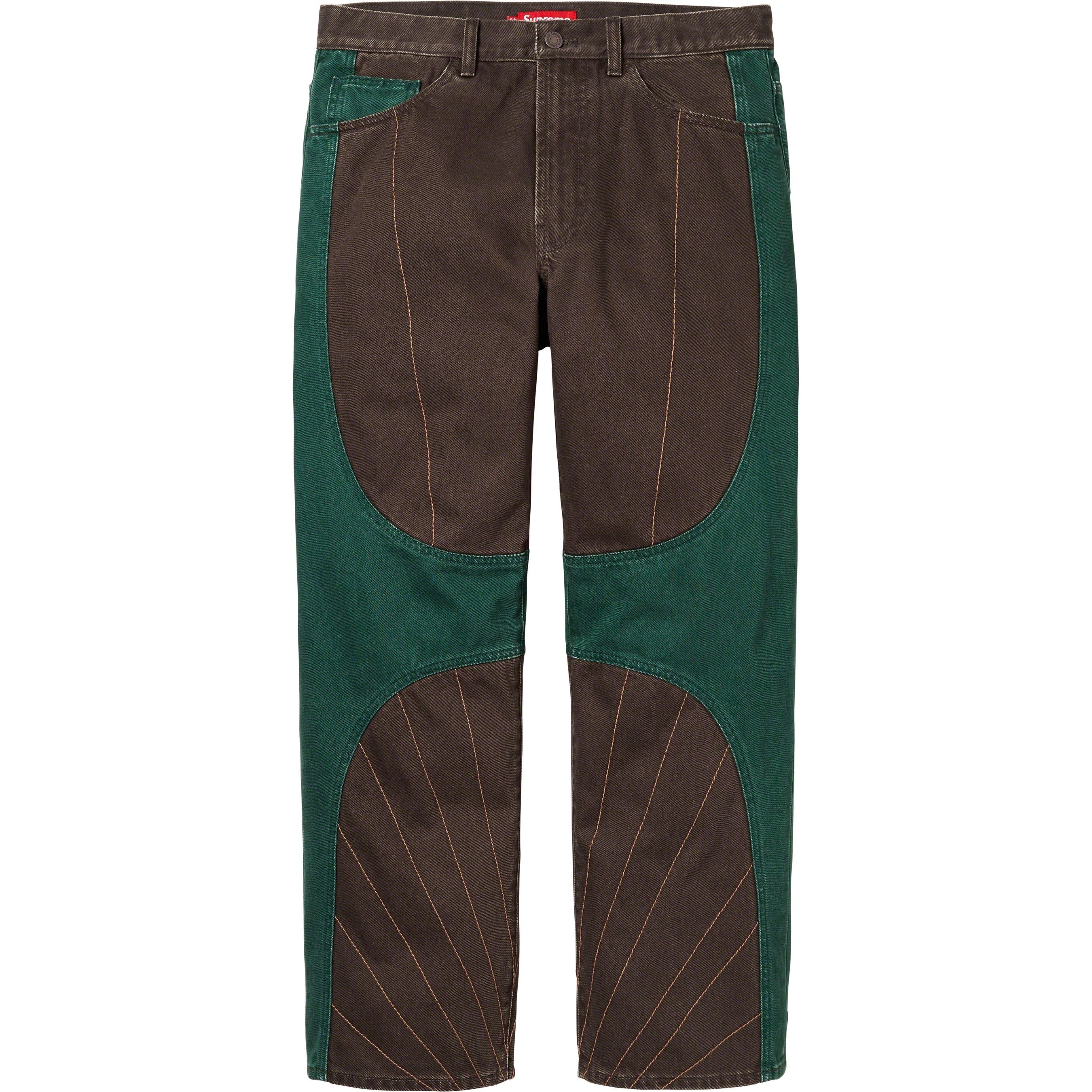 Radial Embroidered Loose Fit Jean view 12